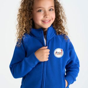 Felpa full zip felpata blu I.C. Polo 1 Galatina