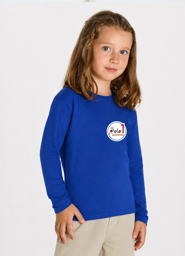 T-shirt manica lunga blu I.C. Polo 1 Galatina